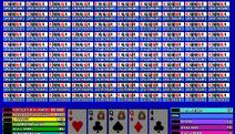 Deuces and Joker 100 Hand Play Video Poker Screenshot