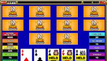 Deuces Wild 10-Play Video Poker Screenshot