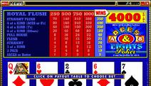 Aces & Eights Video Poker Screenshot