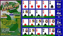 Aces and Faces Level Up Video Poker Screenshot