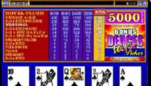 Bonus Deuces Wild Video Poker Screenshot