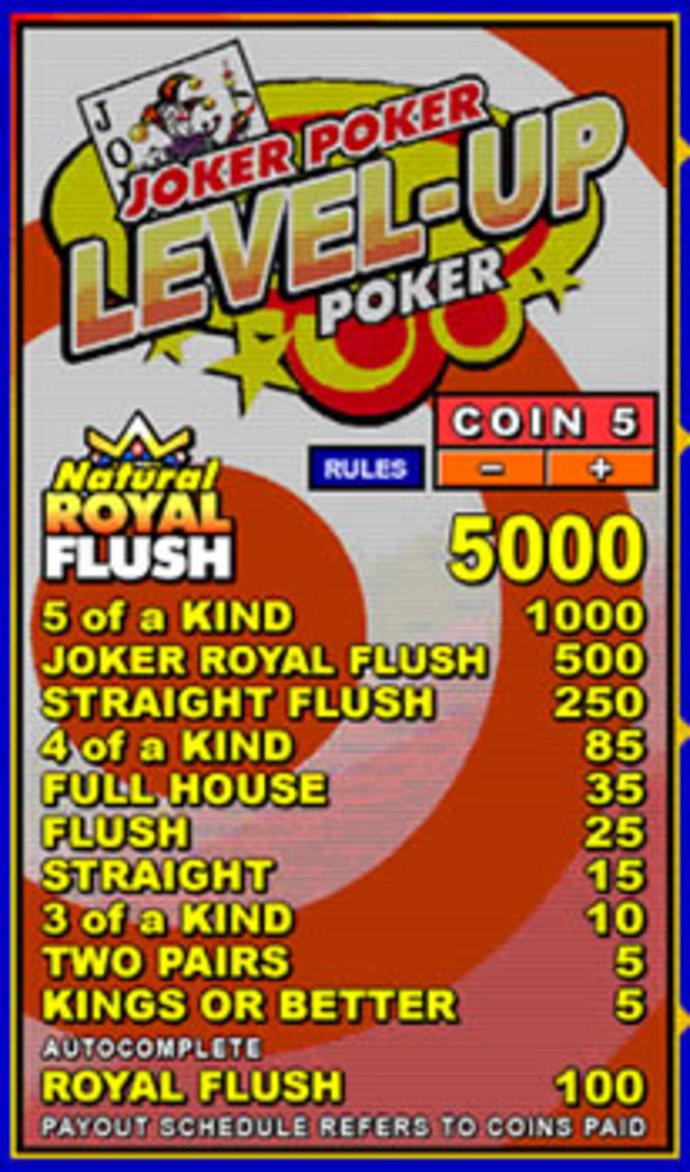Joker Poker Level Up VP Screenshot
