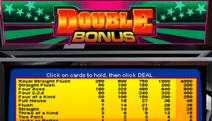 Double Bonus Video Poker Screenshot