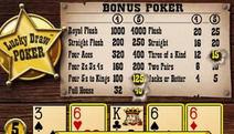 Lucky Draw Bonus Video Poker Screenshot