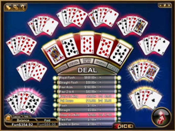 Double Bonus Video Poker Screenshot