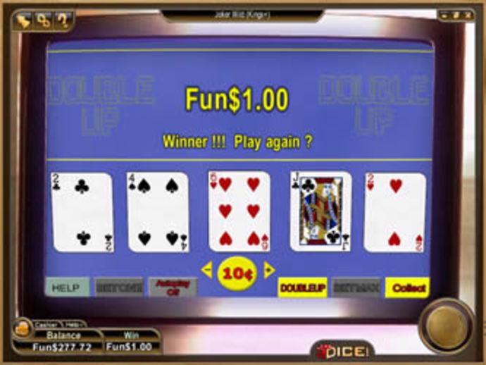 Jokers Wild (Kings +) Video Poker Screenshot
