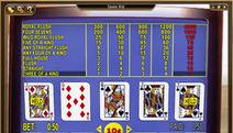 Sevens Wild Video Poker Screenshot
