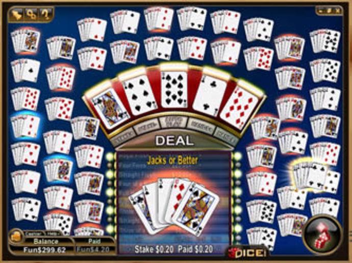 High Fives Video Poker Screenshot