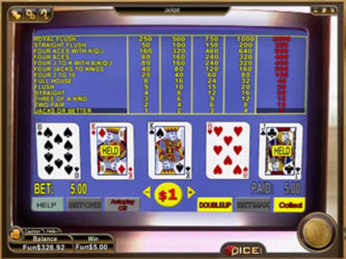 Jackpot Video Poker Screenshot
