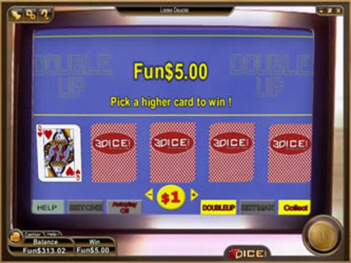 Loose Deuces Video Poker Screenshot