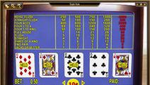 Super Aces Video Poker Screenshot